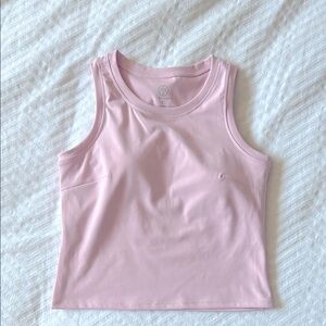 Light Pink Shelf Bra Tank Top NWOT Large